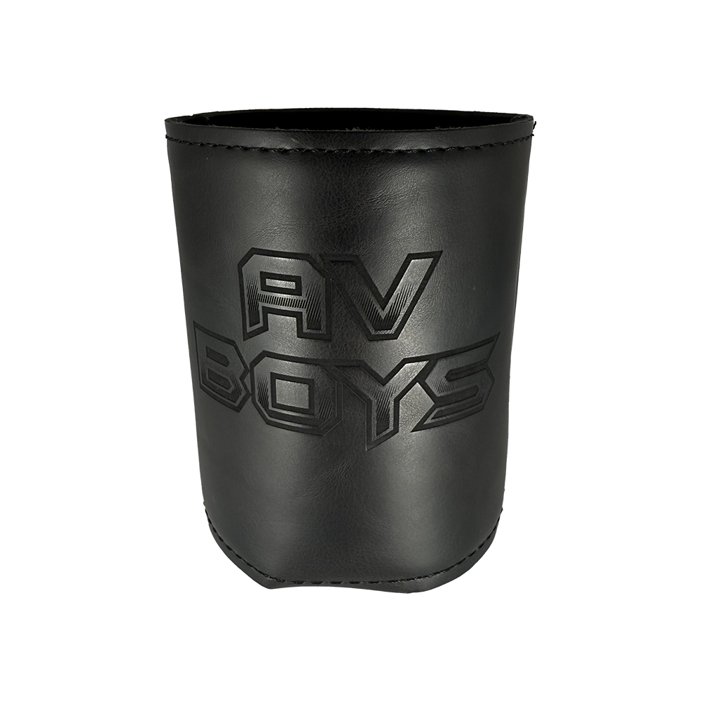 Av Boys Leather Koozie
