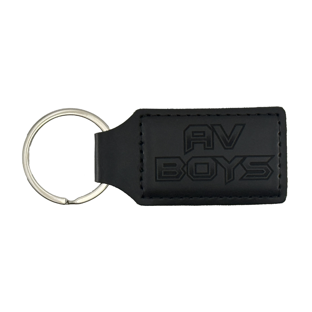 Av Boys Leather Keychain