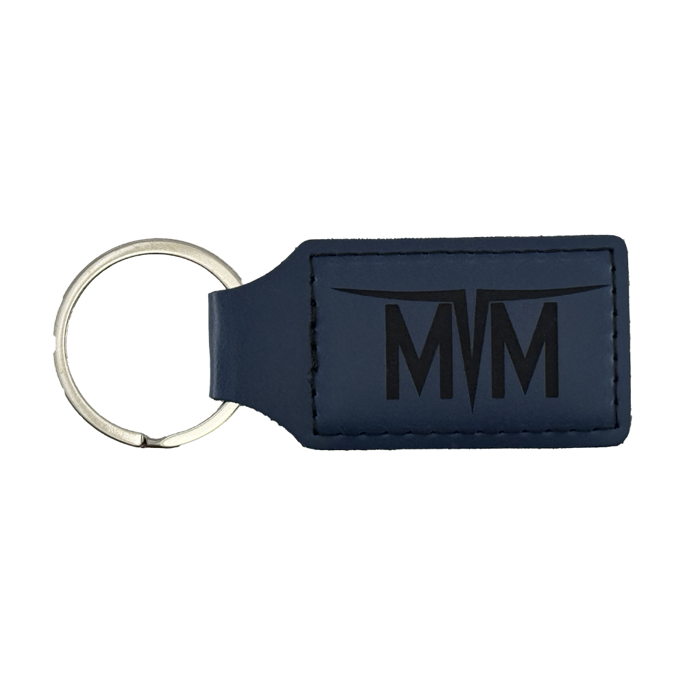 Miss Mav Leather Keychain