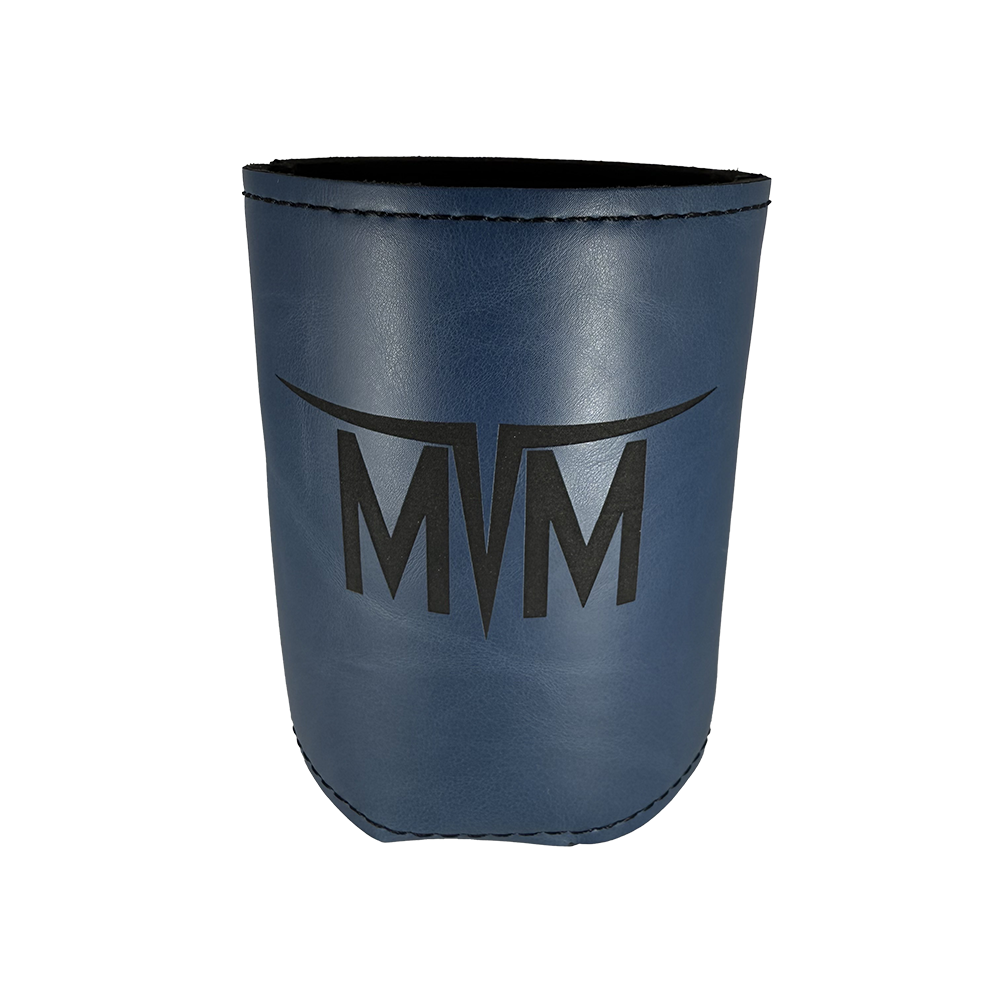Miss Mav Leather Koozie